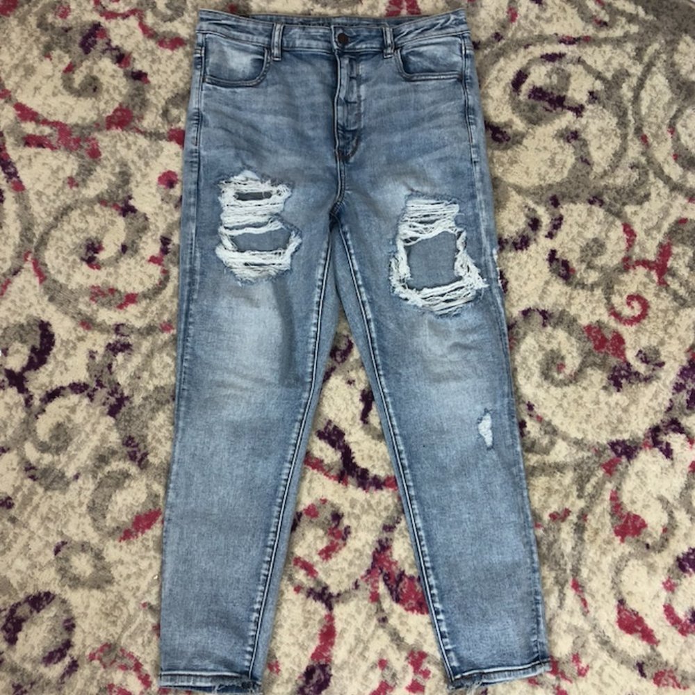 American Eagle Next Level Stretch Ankle Jeans 14 R